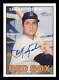 2016 Topps Heritage High Real One Autograph Carl Yastrzemski Red Sox Blue Ink SP