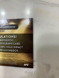 2016 Topps UFC High Impact Autograph Card HA-KN Khabib Nurmagomedov Retired Auto