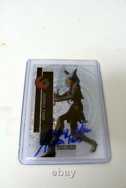 2017 Star Wars High Tek Autograph Auto #102 Ashley Eckstein as Ahsoka Tano 28/75