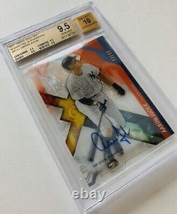 2017 Topps High Tek Aaron Judge RC Autograph #3/50 BGS 9.5/10 True 9.5 Beauty