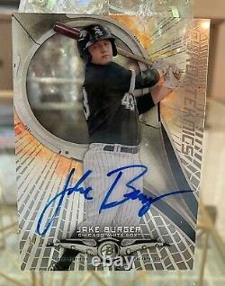 2018 Bowman High Tek JAKE BURGER 1/1 AUTO Black Superfractor RC White Sox