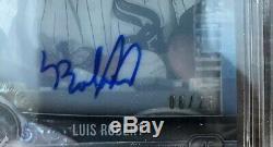2018 Bowman High Tek Luis Robert Autographed Blue 6/25 AUTO BGS 10 PRISTINE