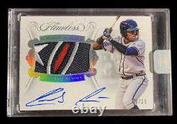 2018 Panini Flawless Ronald Acuna Jr /25 Rpa (sealed) High Grade