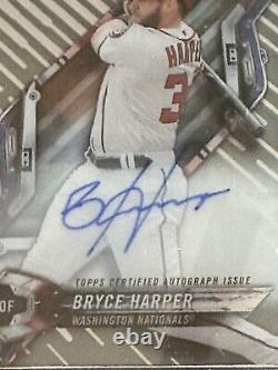 2018 Topps High Tek Autographs #HT-BH Bryce Harper CGC Near Mint 7.5/ Auto 10