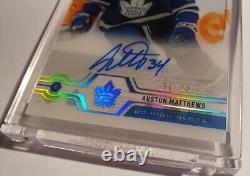 2019-20 Ud Clear Cut Hockey High Gloss Auston Matthews Auto Prime #10/10