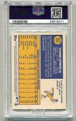 2019 Topps Heritage High # Vladimir Guerrero Jr. Action Rookie PSA 10 Gem Mint