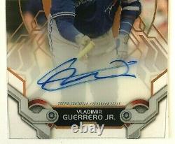 2019 Topps High Tek Vladimir Guerrero Jr. AUTO RC #'d /25 Orange SSP ON FIRE MVP