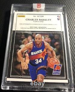 2020-21 Panini Noir 01/10 Charles Barkley Suns Encased Auto Very High End