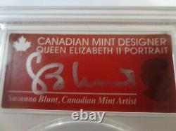 2020 $25 Canada Lynx Multifaceted High Relief PR70 PCGS FDOI Signed by Susanna B