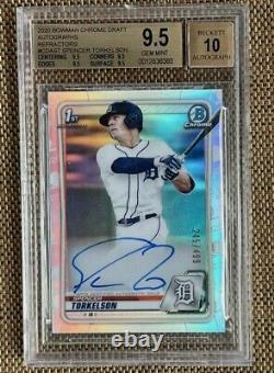 2020 Bowman Chrome Draft Auto Refractorshigh Subs Spencer Torkelson /499