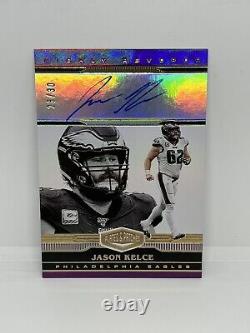 2020 Panini Plates & Patches Jason Kelce /30 Highly Revered Auto #HR-JE Eagles
