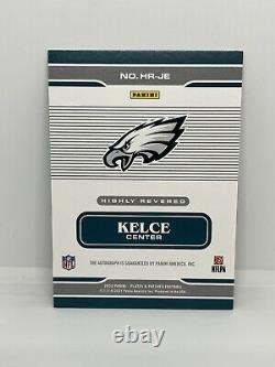 2020 Panini Plates & Patches Jason Kelce /30 Highly Revered Auto #HR-JE Eagles