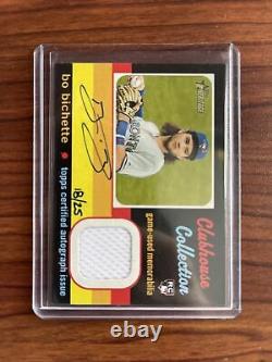 2020 Topps Heritage High Number Bo Bichette Clubhouse Relic Auto 18/25 CCAR-BB
