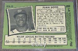 2020 Topps Heritage High Number JUAN SOTO Real One Auto Autograph Nationals SP