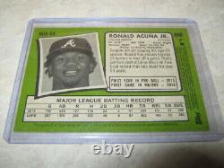 2020 Topps Heritage High Number Ronald Acuna Jr. Real One Red Ink Auto 05/71