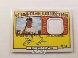 2021 Heritage High# Clubhouse Collection Autograph Relic Ke'Bryan Hayes RC 25/25