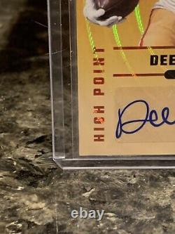 2021 Panini Zenith Football Gold High Point Autograph Deebo Samuel /99