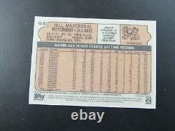 2021 Topps Heritage High Number Bill Mazeroski Auto Red Ink SP 13/72 On Card