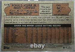 2021 Topps Heritage High Number REAL ONE AUTO Ronald Acuna Jr. #ROA-RA Braves