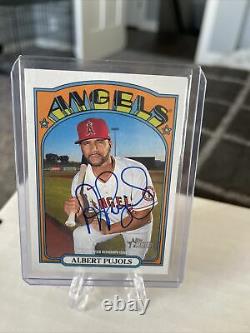 2021 Topps Heritage High Number Real One Auto Albert Pujols (#ROA-AP) Angels