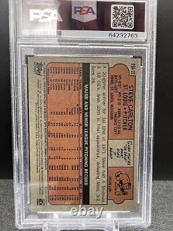 2021 Topps Heritage High Number STEVE CARLTON Real One Auto SP #ROA-SC PSA 10