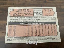 2021 Topps Heritage High Numbers Mike Trout Real One Auto Autograph Angels 3 MVP