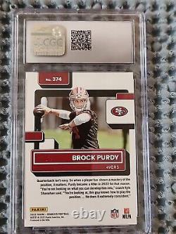 2022 Brock Purdy CGC 10 Rated Rookie DONRUSS GOLD Press Proof Premium #374 49ERS