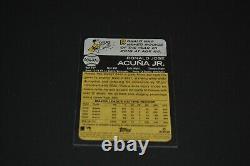 2022 Topps Heritage High Number Real One Autograph #roa-raj Ronald Acuna Jr Auto