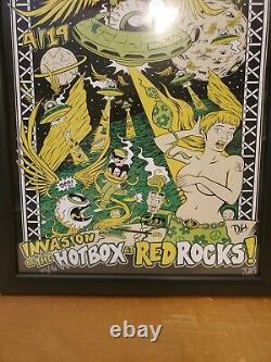 2nd Denver Cannabis High Times Poster Slightly Stoopid Mac Miller Signed #45/50