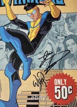 2x Signed Robert Kirkman Ryan Ottley Invincible #0 High Grade VF/NM RARE