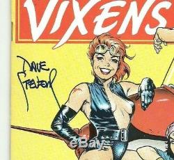 3D-ZONE SPACE VIXENS #16 (NM-) HIGH GRADE-With GLASSES-SIGNED BY DAVE STEVENS