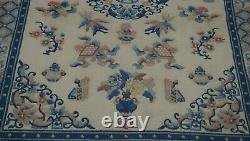 6' x 9' Chinese Art Deco Peking Signed Hand Knotted Wool Oriental Rug Cleaned