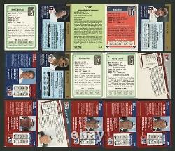 800 High Quality Autographed Golf Cards 1981-2012 Obtained In Person 35 Now Dead