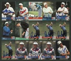 800 High Quality Autographed Golf Cards 1981-2012 Obtained In Person 35 Now Dead