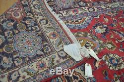 9'5 x 12'5 Signed Fine High KPSI Genuine S Antique Handmade Wool Area Rug Carpet