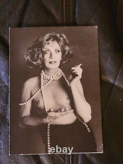 A LOW LIFE IN HIGH HEELS SIGNED HOLLY WOODLAWN LIPSTICK IMPRINT & 2 Postcards