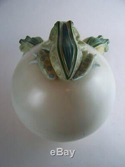 A Large Sergio Bustamante Egg Hatching Frogs Sculpture circa 1980 13in High