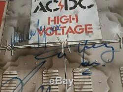 AC/DC High Voltage Original Vinyl LP Signed Bon Scott Angus Malcom Young Albert