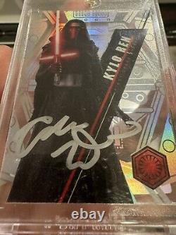 ADAM DRIVER Star Wars High Tek KYLO REN Auto Autograph Beckett