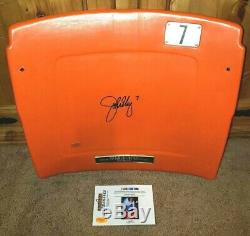 AMAZING Original Mile High Stadium Seat Back #7 SIGNED by Broncos #7 John Elway