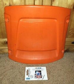 AMAZING Original Mile High Stadium Seat Back #7 SIGNED by Broncos #7 John Elway