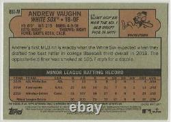 ANDREW VAUGHN 2021 HERITAGE HIGH NUMBER RC RED AUTOGRAPH 68/72 Chicago White Sox