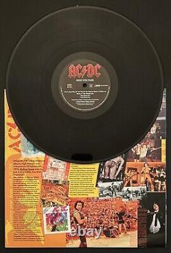 ANGUS YOUNG AC/DC Signed Autograph LP HIGH VOLTAGE PSA COA + JSA & Photo Proof