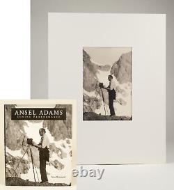 ANSEL ADAMS Autographed Photo High Sierra Signature Signed Rondal Partridge