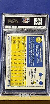 Aaron Judge 2019 Heritage High Number Real One Autograph Red Ink PSA 8 #2/25