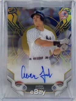 Aaron Judge autographed signed Card 1/1 NY Yankees 2019 Topps High Tek Rare