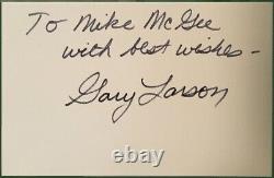 Absurdist Cartoonist GARY LARSON Highly Rare Signed Vintage Card THE FAR SIDE