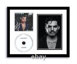 Adam Lambert Autographed Signed 11x14 Custom Framed CD Photo High Drama ACOA