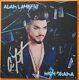Adam Lambert Signed Autographed CD insert card with High Drama CD