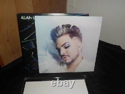 Adam Lambert Signed Autographed Record Album Insert High Drama /Comes with Frame